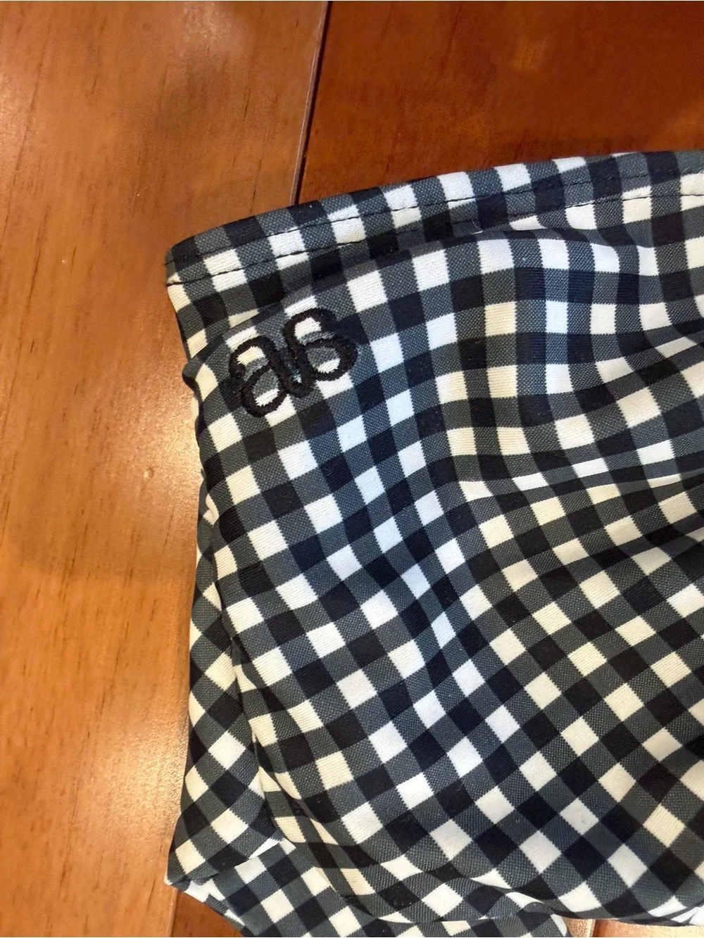Albion Black and White Gingham top - Picture 5 of 5